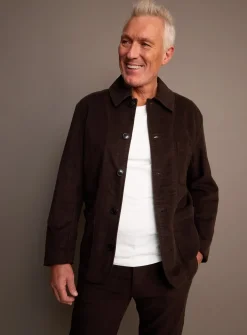 UNION WORKS Brown Moleskin Jacket M