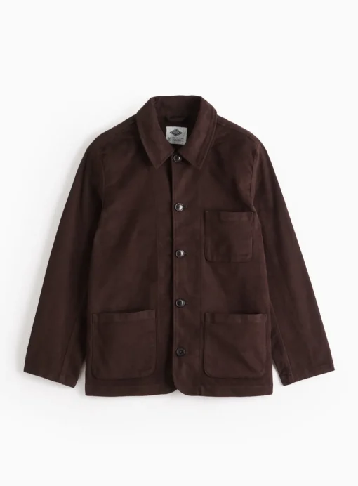 UNION WORKS Brown Moleskin Jacket M