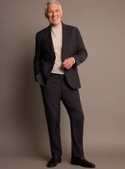 UNION WORKS Charcoal Tailored Trousers 44R
