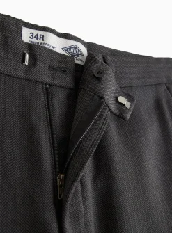 UNION WORKS Charcoal Tailored Trousers 44R