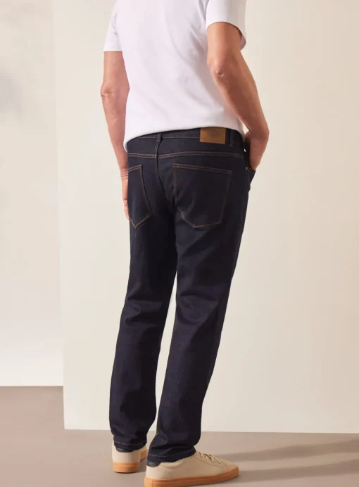 UNION WORKS Dark Wash Straight Leg Denim Jeans 32S