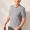 UNION WORKS Grey Knitted Polo Shirt S