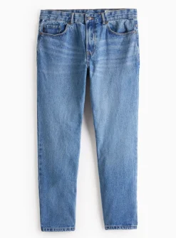 UNION WORKS Mid Wash Straight Leg Denim Jeans 30R