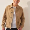 UNION WORKS Stone Collared Deck Jacket L