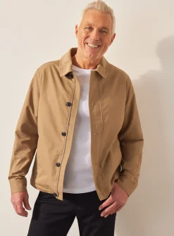 UNION WORKS Stone Collared Deck Jacket L
