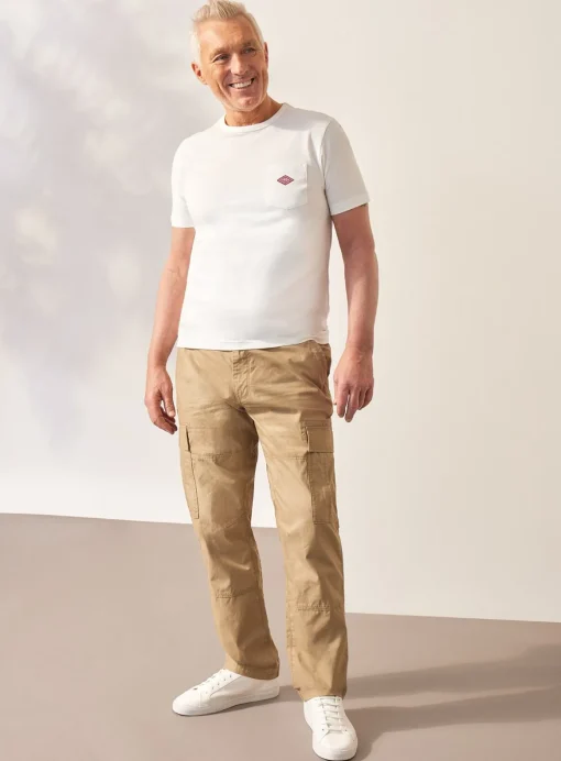 UNION WORKS Stone Straight Leg Cargo Trousers 38S