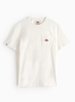 UNION WORKS White Logo Pocket T-Shirt XL