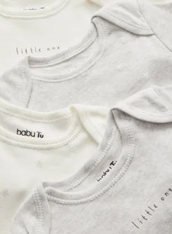 Unisex Grey Bodysuits 4 Pack 18-24 months