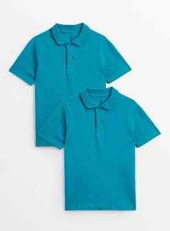 Unisex Jade Polo Shirt 2 Pack 6 years