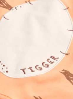 Unisex Tigger Orange Sleepsuit & Hat Newborn