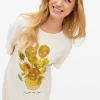 Van Gogh Sunflower Night Shirt L