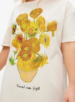 Van Gogh Sunflower Night Shirt L