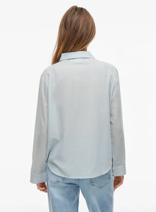 VILA Long Sleeved Shirt Blue 14
