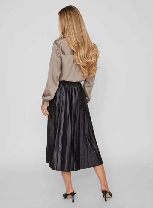 VILA Pleated Midi Skirt XS/UK8