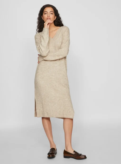 VILA V Neck Knit Dress XXL