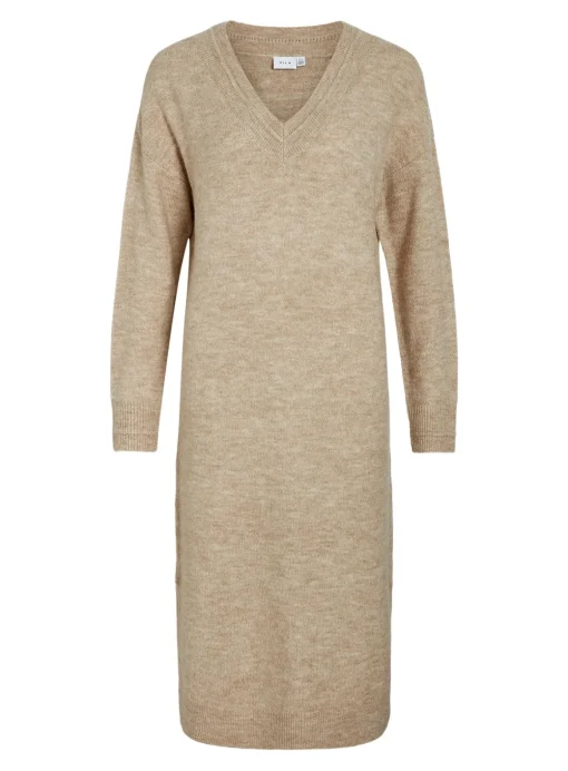 VILA V Neck Knit Dress XXL
