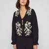 VILA V-Neck Long Sleeved Top L/UK14
