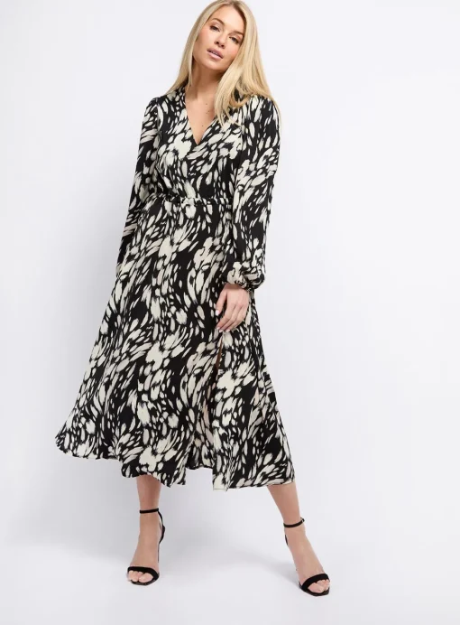VOGUE WILLIAMS Animal Print Midaxi Dress 12