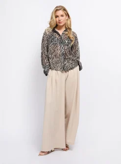 VOGUE WILLIAMS Animal Sequin Shirt 8