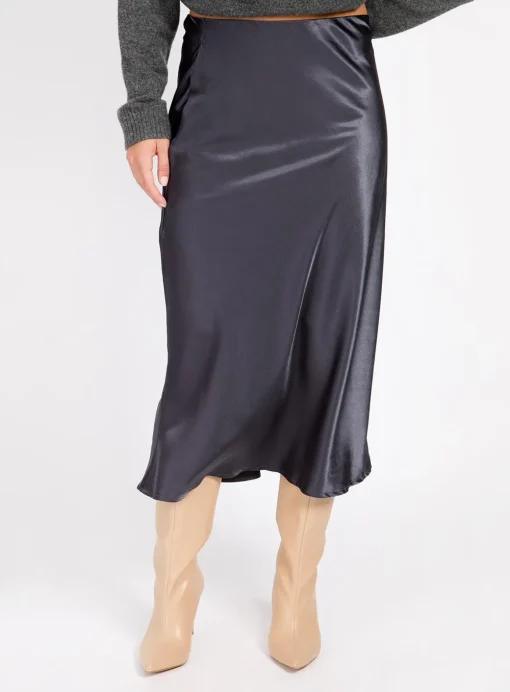 VOGUE WILLIAMS Grey Midi Skirt 14