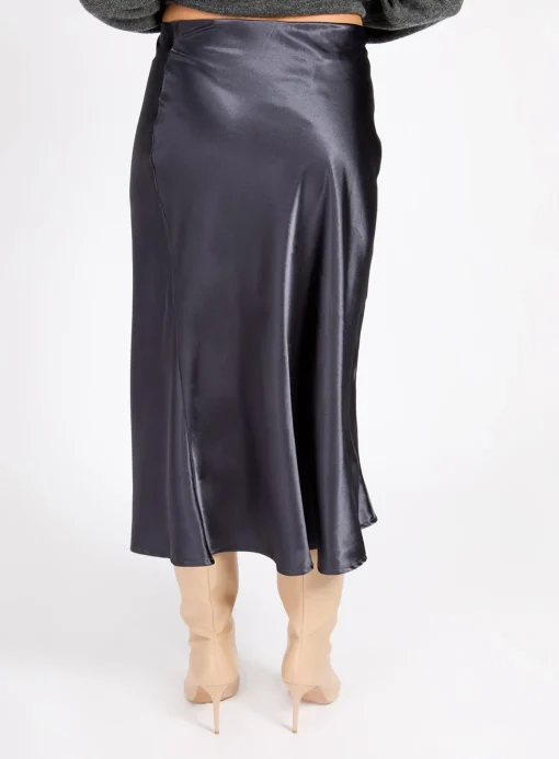 VOGUE WILLIAMS Grey Midi Skirt 14
