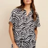 VOGUE WILLIAMS Zebra Shirt M