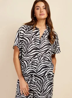 VOGUE WILLIAMS Zebra Shirt M