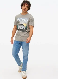 Volkswagen Grey Graphic Print T-Shirt XXL