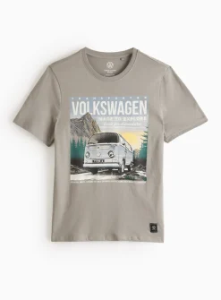 Volkswagen Grey Graphic Print T-Shirt XXL