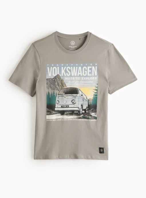Volkswagen Grey Graphic Print T-Shirt XXL