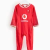 Wales Rugby Licensed Home Kit Sleepsuit Up to 3 mths