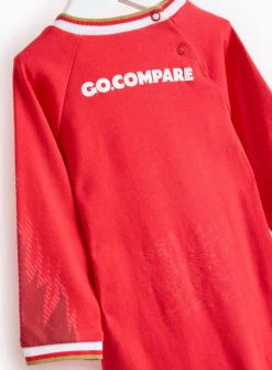 Wales Rugby Licensed Home Kit Sleepsuit Up to 3 mths