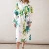 WALLIS Premium Floral Belted Shirt Dress 16