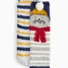 Walrus Stripe Cosy Socks 2 Pack 6-8.5