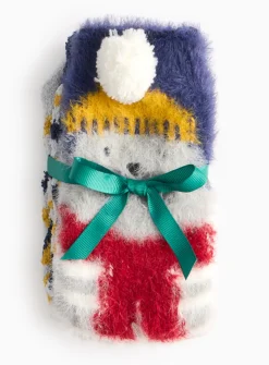 Walrus Stripe Cosy Socks 2 Pack 6-8.5