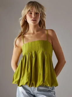 WAREHOUSE Cotton Seam Detail Strappy Cami Top 14