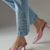 WAREHOUSE Faith For Warehouse: Devorah Kitten Heel Vamp Slingback Court Shoe 6