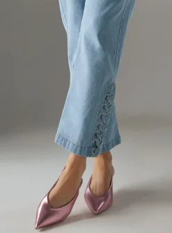 WAREHOUSE Faith For Warehouse: Devorah Kitten Heel Vamp Slingback Court Shoe 6
