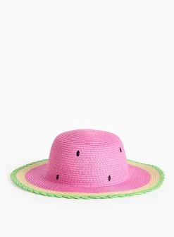 Watermelon Novelty Straw Sun Hat 1-2 years