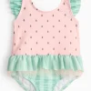 Watermelon Print Swimsuit 6-9 months