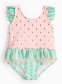 Watermelon Print Swimsuit 6-9 months