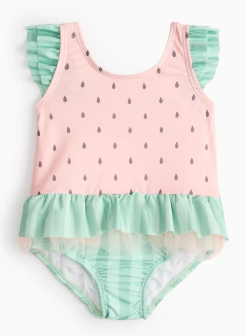 Watermelon Print Swimsuit 6-9 months