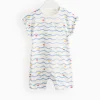 Wave Printed Jersey Romper Up to 3 mths
