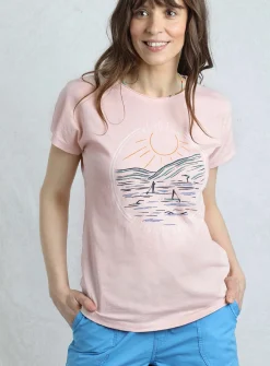 WEIRD FISH Adventures Awaits Slub Graphic Tee 12