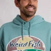 WEIRD FISH Bryant Graphic Pop Over Hoody XL