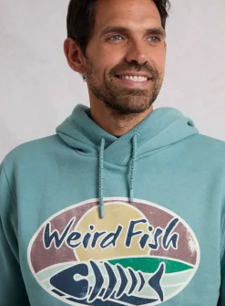 WEIRD FISH Bryant Graphic Pop Over Hoody XL