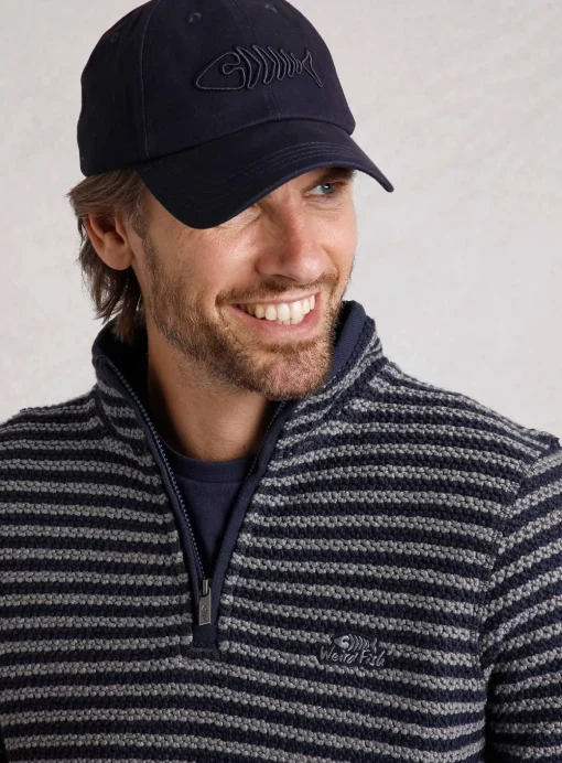 WEIRD FISH Bude Heavy Wash Twill Cap One Size