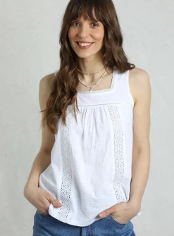 WEIRD FISH Chelle Square Neck Jersey Vest 12