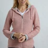 WEIRD FISH Chicoa Full Zip Hooded Classic Macaroni 20