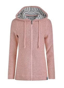 WEIRD FISH Chicoa Full Zip Hooded Classic Macaroni 20
